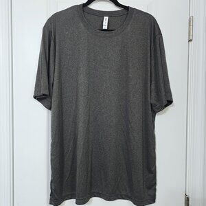 Nwot ALL SPORT - L Men’s Performance T-Shirt Forest Athletic Workout Tee‎ Gray